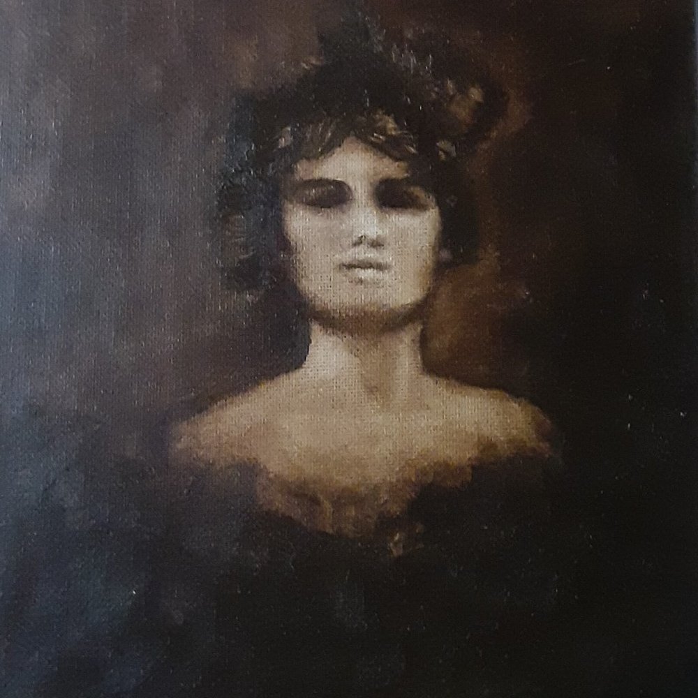"The Feather Hat" by Georgina Delorme
